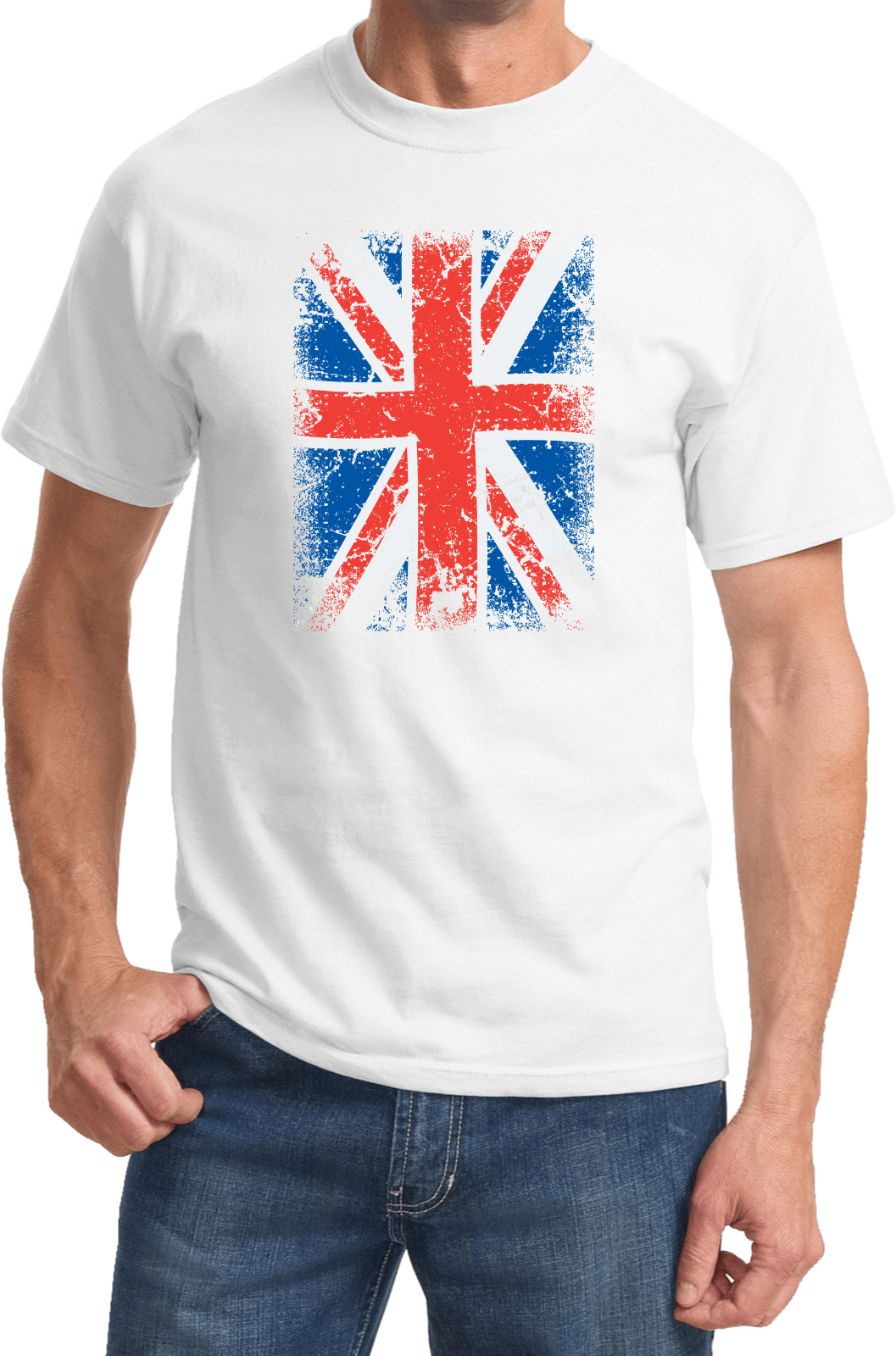 Union Jack Baby Tee White – Sculptor